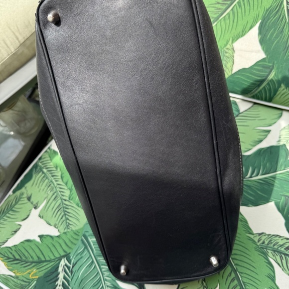 Vintage Coach Hampton Carryall Handbag 7468 Leather Black - Picture 12 of 15